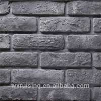 Different types of grey thin antique clay brick veneer