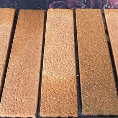 Cheap clay facing wall bricks with sandblast surface