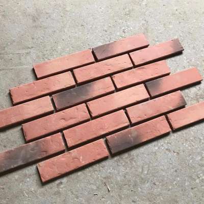 Brick wall tiles with different types of face brick for house decoration