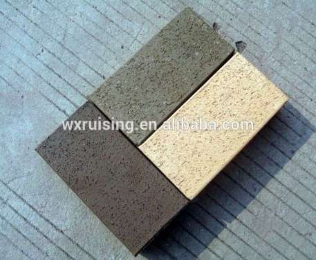 Light weight grey road clay bricks with wire cut face